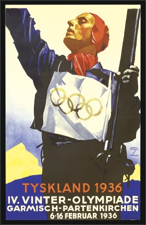 Stamp of Olympics Posters: Official poster in Swedish, 60x95cm, desi