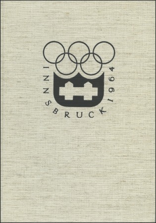 Stamp of Olympics » 1964 Innsbruck Official Report, German text, 210x295mm, 352pp, wi
