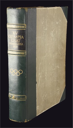 Stamp of Olympics » 1952 Helsinki 1952 Helsinki official report, Finnish text, 224x2