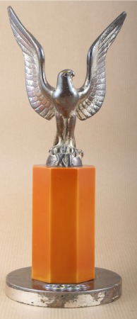 Stamp of Olympics 1936 Berlin. Eagle statue, 21cm tall, silvered eag