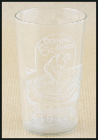 Stamp of United States Glass cup, 55mm diameter, 91mm height, clear glass