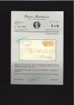 Stamp of Colombia Unique Usage of a pair of the 10c first issue on c