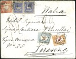 Stamp of Peru PERU - Extraordinary Usage of the Llamita Stamp
