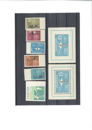 Stamp of Japan ALBANIA: 1964 Tokyo Olympics issues, incl. 1962 0.