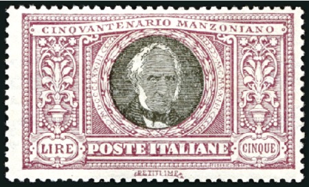 Stamp of Italy 1862-2000, Mint collection in 10 hingeless albums,