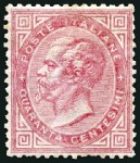 Stamp of Italy 1862-2000, Mint collection in 10 hingeless albums,