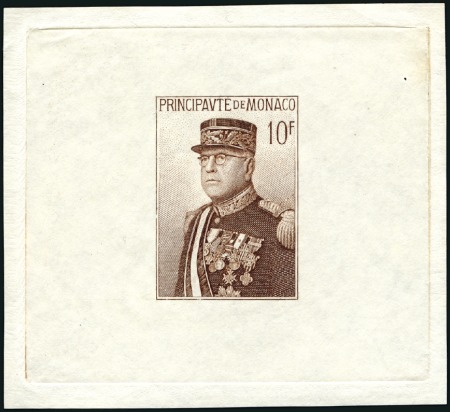 Stamp of Colonies françaises » Monaco 1938-55, Lot de 11 épreuves d'artiste d'Henry Chef