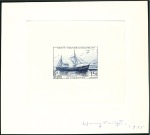 Stamp of Colonies françaises » St. Pierre et Miquelon 1947-56, Lot de 17 épreuves par Henry Cheffer (don