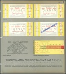 Stamp of Olympics » 1936 Berlin » Documents, Programmes, Tickets, etc. The Extremely Rare Ticket Album The Berlin 193