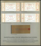 Stamp of Olympics » 1936 Berlin » Documents, Programmes, Tickets, etc. The Extremely Rare Ticket Album The Berlin 193