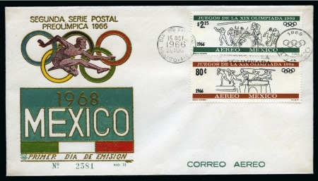 Stamp of Olympics STAMPS & COVERS: Complete set of mint & miniature 