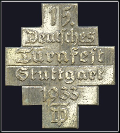 Stamp of Large Lots and Collections 1933 15th German Gymnastics Festival in Stuttgart.