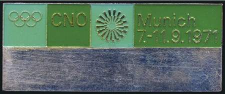 Stamp of Germany » Germany Collections and Large Lots 1972 Sports Congress in Munich, group of 7 badges 