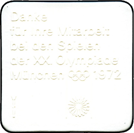 Stamp of Germany » Germany Collections and Large Lots Recognition medal, 60x60mm, white bisque porcelain