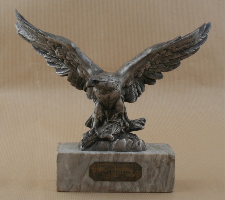 Stamp of Germany » German Empire » German Empire, 1933/45 Third Reich Eagle statue awarded to Gehard Gustmann, who won g