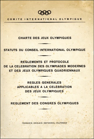 Stamp of Germany » German Empire » German Empire, 1933/45 Third Reich "Olympic Games Charter, IOC statutes, Regulations 