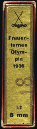 Stamp of Olympics Original 8mm Leni Riefenstahl film of the female g