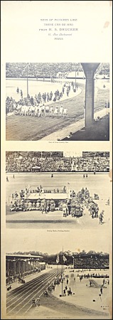Stamp of Large Lots and Collections 1919 Pershing Games. Group of pictures of the Pers