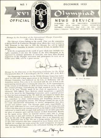 Stamp of Australia » Commonwealth of Australia "Official News Service" newsletter numbered 1 to 1