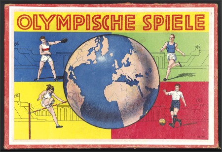 Stamp of Germany » German Empire » German Empire, 1933/45 Third Reich "Olympia-Spiele" dice board game, instructions pri