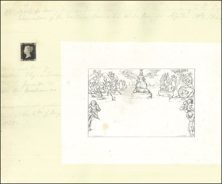 Stamp of Great Britain » 1840 1d Black and 1d Red plates 1a to 11 THE FAMOUS WALLACE DOCUMENT

The Earliest Dated 