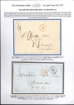 Stamp of Egypt » British Post Offices 1852-1869, British Maritime Mail Via Marseille: At