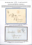 Stamp of Egypt » British Post Offices 1852-1869, British Maritime Mail Via Marseille: At