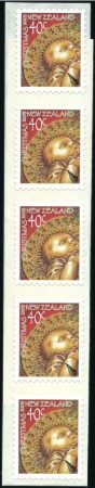 Stamp of New Zealand 2003 Christmas 40c vertical strip of eight with th