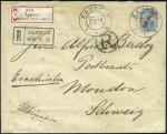 Stamp of Russia » Russia Post in China HANKOW: "KITAI" 10k postal stationery envelope reg