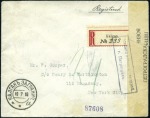 Stamp of Russia » Russia Post in China KALGAN: 1916 Cover registered to the USA, franked 