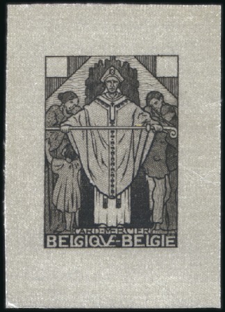 Stamp of Belgium » General issues from 1894 onwards 1932 Cardinal Mercier, épreuves types "Protecteur 