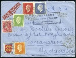 Stamp of France 1900-59, Etonnante collection de +2'600 lettres mo