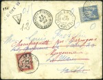 Stamp of France 1899-1923, Collection de 66 lettres des BUREAUX FR