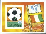 Stamp of Colonies françaises » Côte-d'Ivoire 1977-81, Huit blocs-feuillets non-dentelés différe