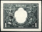 Stamp of Romania 1865-1927, Attractive assembly of essays in stockb