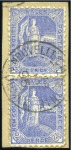 Stamp of Colonies françaises » Nouvelle-Calédonie 1895 Groupe de 11 timbres de Nouvelles Galles du S