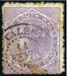Stamp of Colonies françaises » Nouvelle-Calédonie 1895 Groupe de 11 timbres de Nouvelles Galles du S