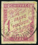 Stamp of Colonies françaises » Nouvelle-Calédonie TIMBRE-TAXE: 1890-1917, Groupe de 10 timbres-taxe 