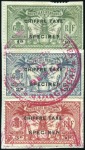 Stamp of New Hebrides TIMBRE-TAXE: 1925 série complète de cinq valeurs a