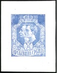 Stamp of Serbia 1918-20 Alexander & Peter, two proofs without tabl