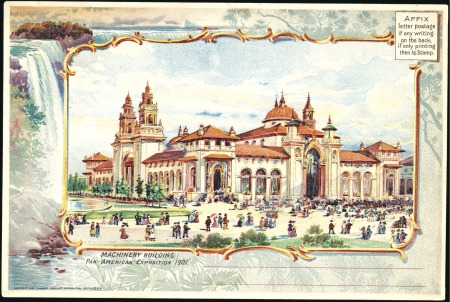 Stamp of United States 1901 Pan-American Exposition, very attractive unus