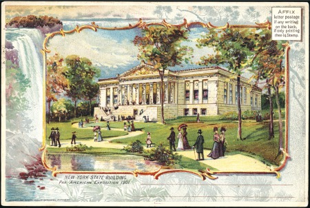 Stamp of United States 1901 Pan-American Exposition, very attractive unus