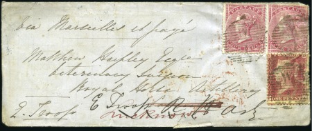 Stamp of Great Britain 1840-1901, Group of 49 covers/cards incl. 1840 (No