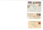 Stamp of British Empire General Collections and Lots 1858-1938, Group of 17 covers and a parcel piece, 
