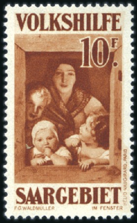 Stamp of Germany » Plebiscite Areas » Saar 1920-56, Mint collection with some used showing a