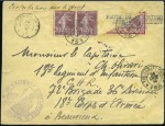 Stamp of France 1914-90, Agréable collection de +120 lettres monté