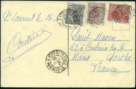 Stamp of Colonies françaises » Guyane française 1931 Carte postale "L'entrée de la Distillerie à t