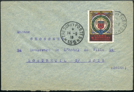 Stamp of Large Lots and Collections 1914-18, +500 covers from France Tresors et Postes