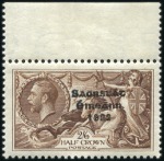 Stamp of Ireland 1935 2s6d to 10s, mint nh sheet marginal set, fres
