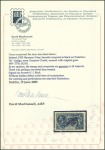 Stamp of Ireland 10s Indigo, mint single showing the extremly rare 